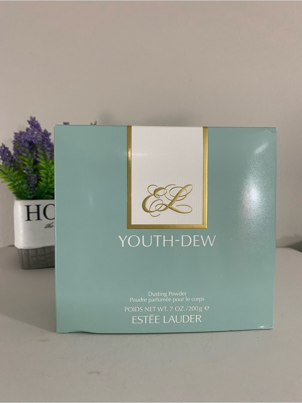Estee Lauder Youth Dew Dusting Powder with Puff, Full Size 7oz/200g, New In Box
